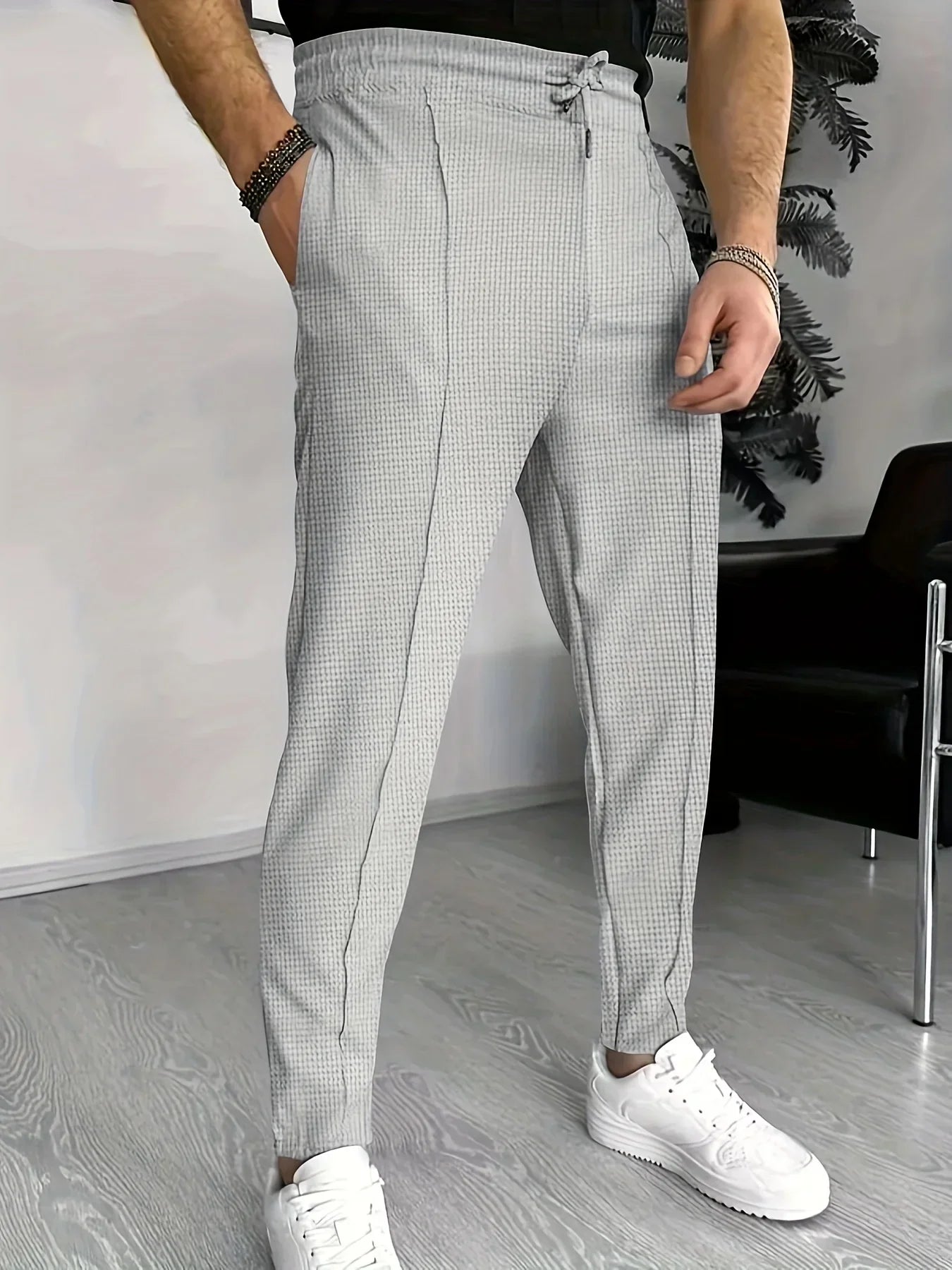 Zackary® | Pantalon slim à carreaux élégant