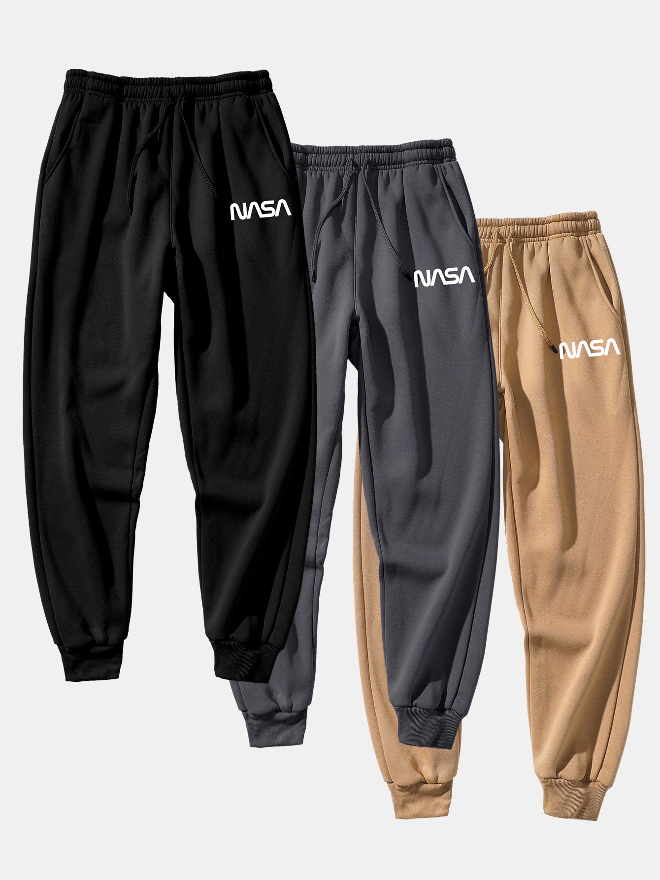 Balendin® | Pantalon de jogging à imprimé Nasa 3 pièces