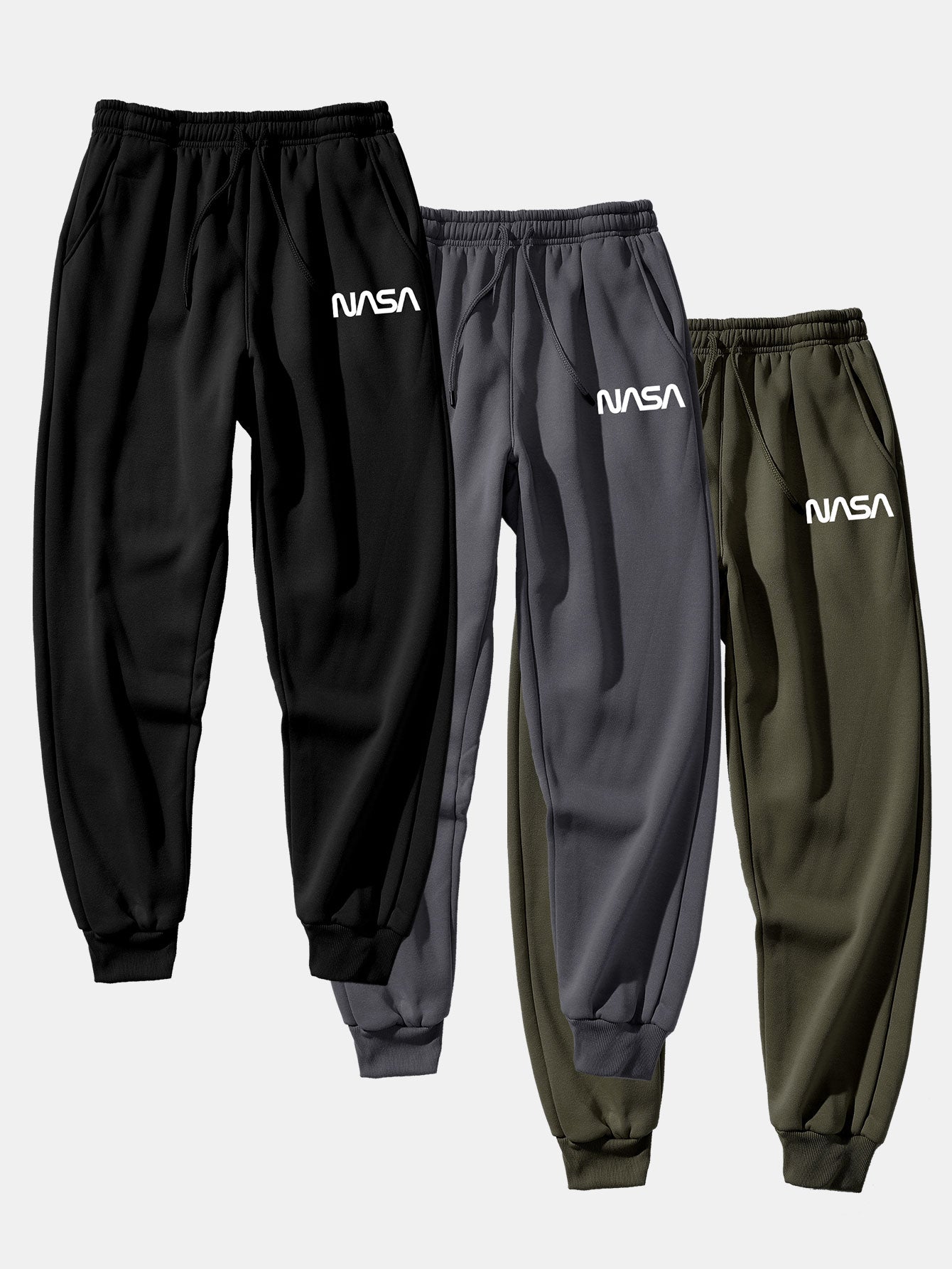 Balendin® | Pantalon de jogging à imprimé Nasa 3 pièces