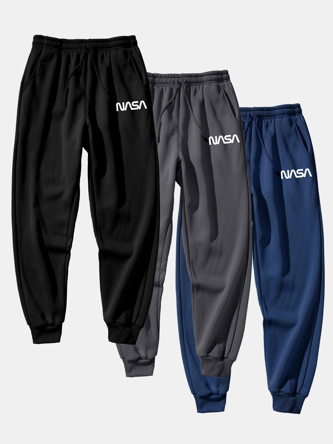 Balendin® | Pantalon de jogging à imprimé Nasa 3 pièces