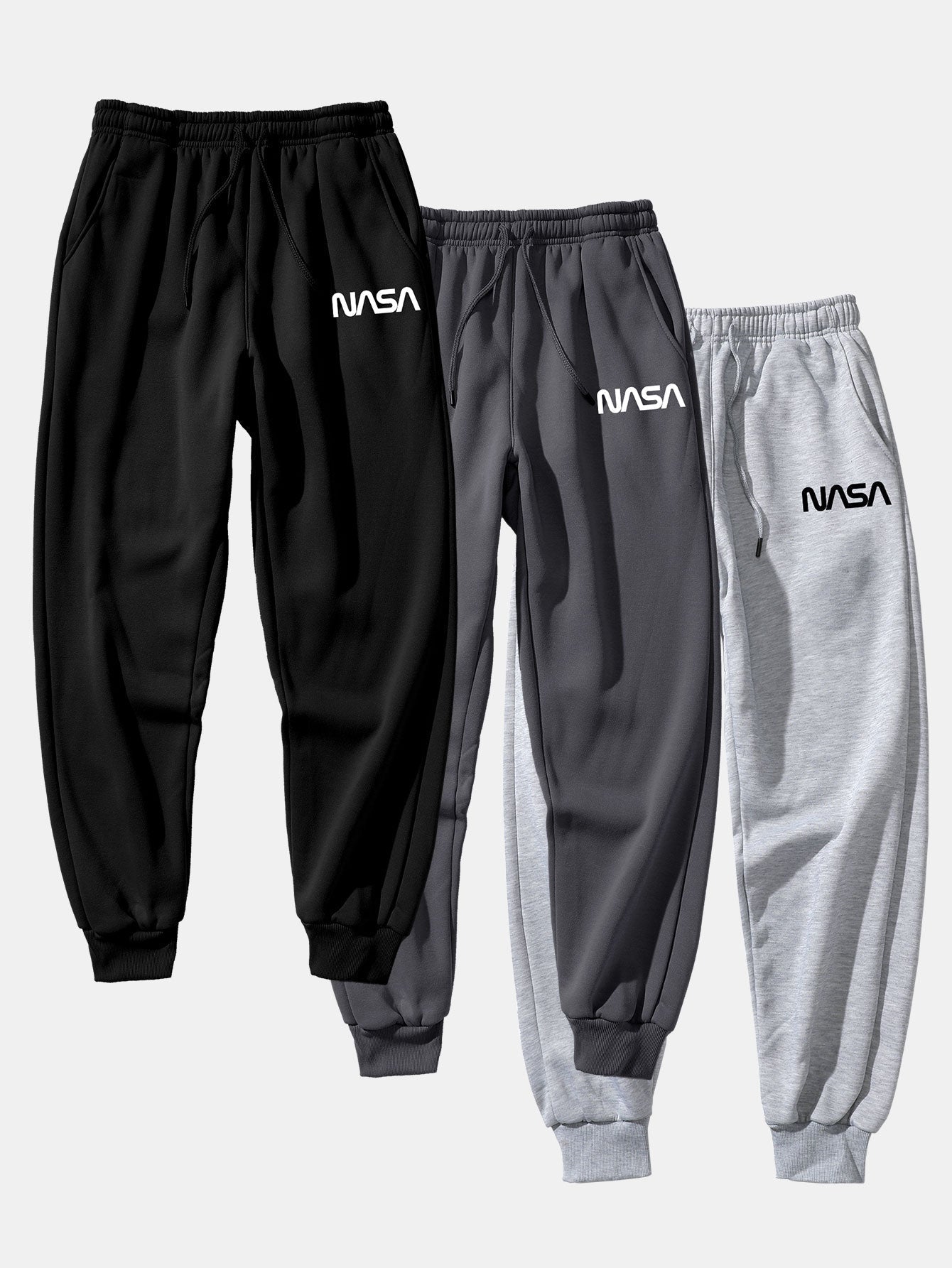 Balendin® | Pantalon de jogging à imprimé Nasa 3 pièces