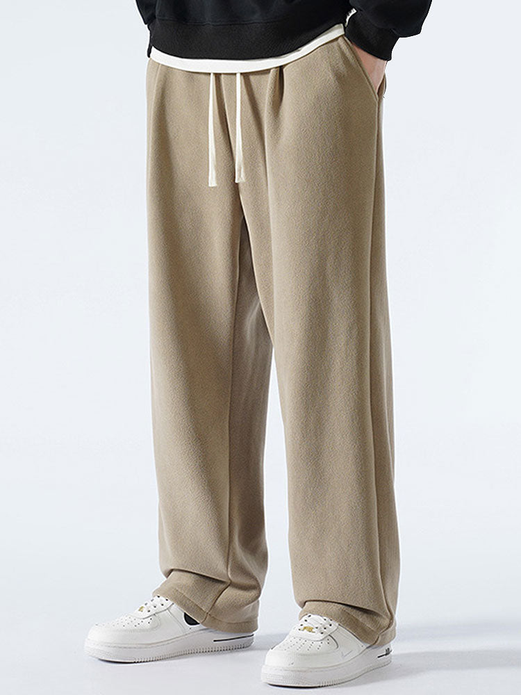 Ballard® | Pantalon coupe ample en polaire à jambe droite