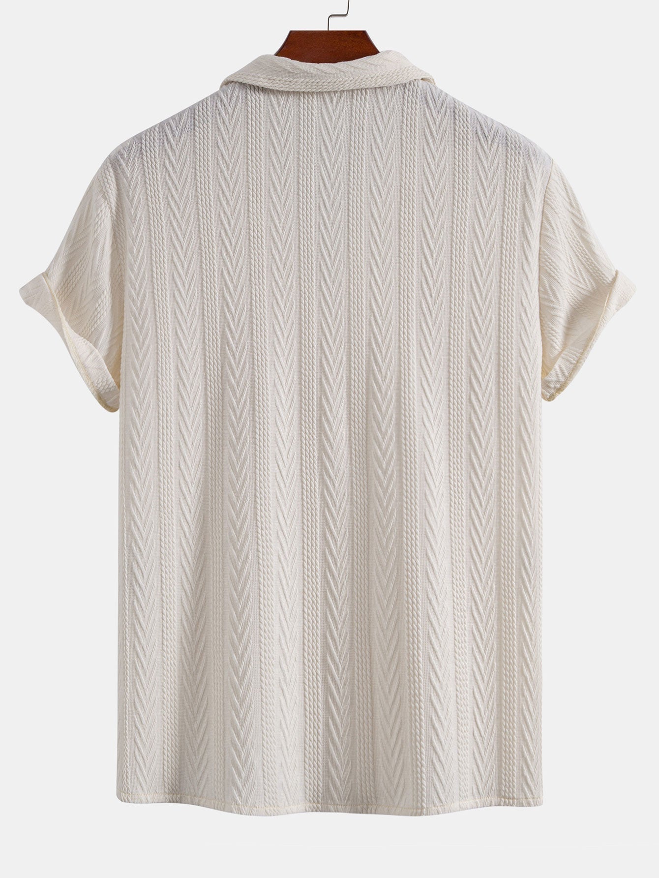 Ary® | Chemise cubaine en jacquard texturé