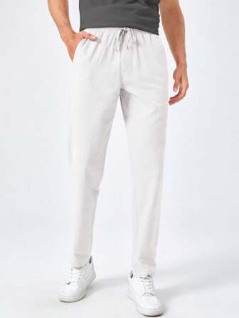 Zacary® | Pantalon en coton uni Basics pour homme
