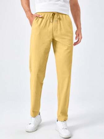 Zacary® | Pantalon en coton uni Basics pour homme