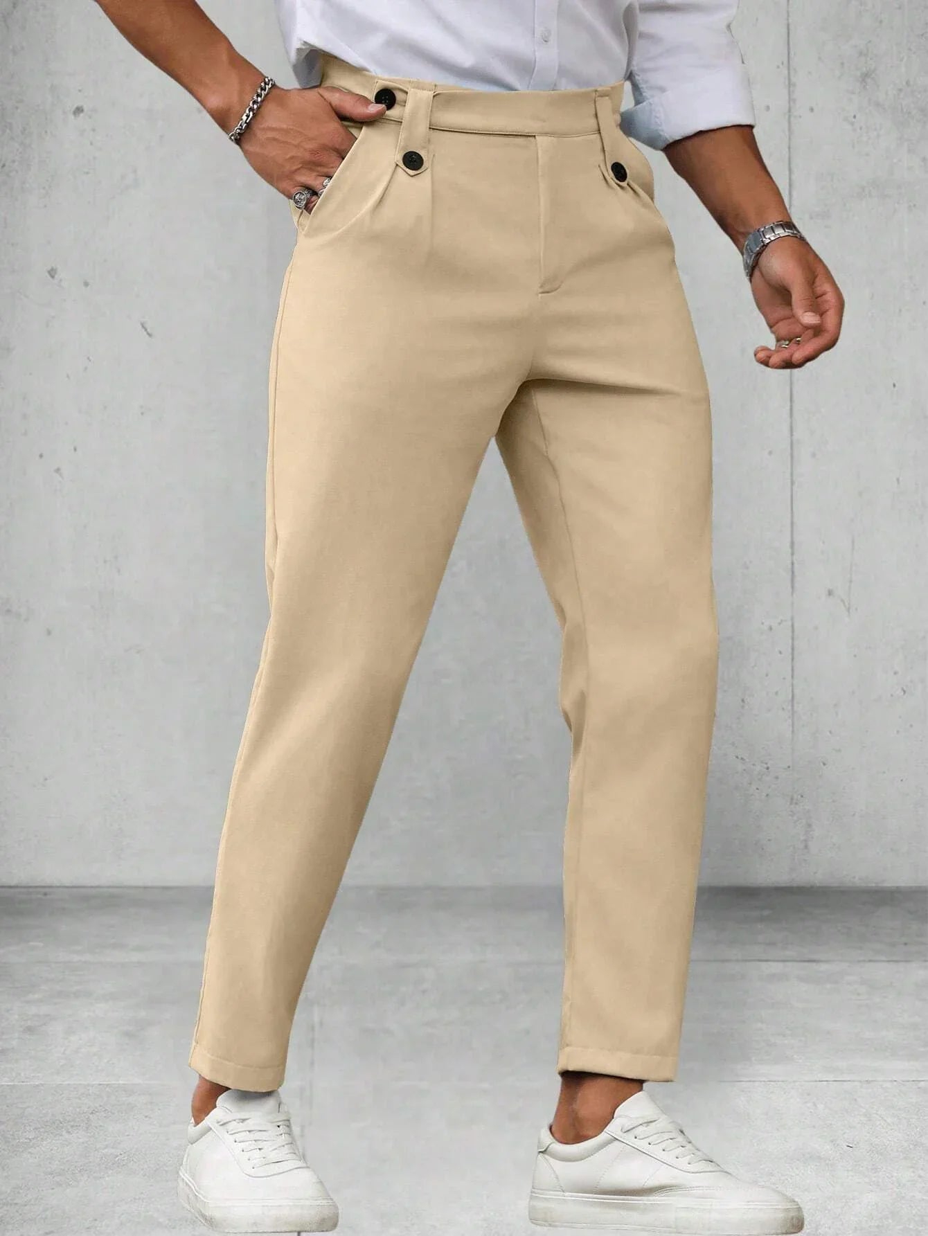 Zackary® | Pantalons décontractés pour hommes de couleur unie