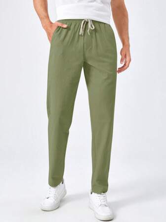 Zacary® | Pantalon en coton uni Basics pour homme