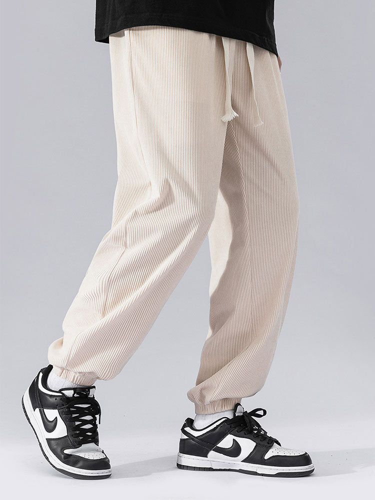 Bardrick® | Pantalon de jogging en velours côtelé avec cordon de serrage