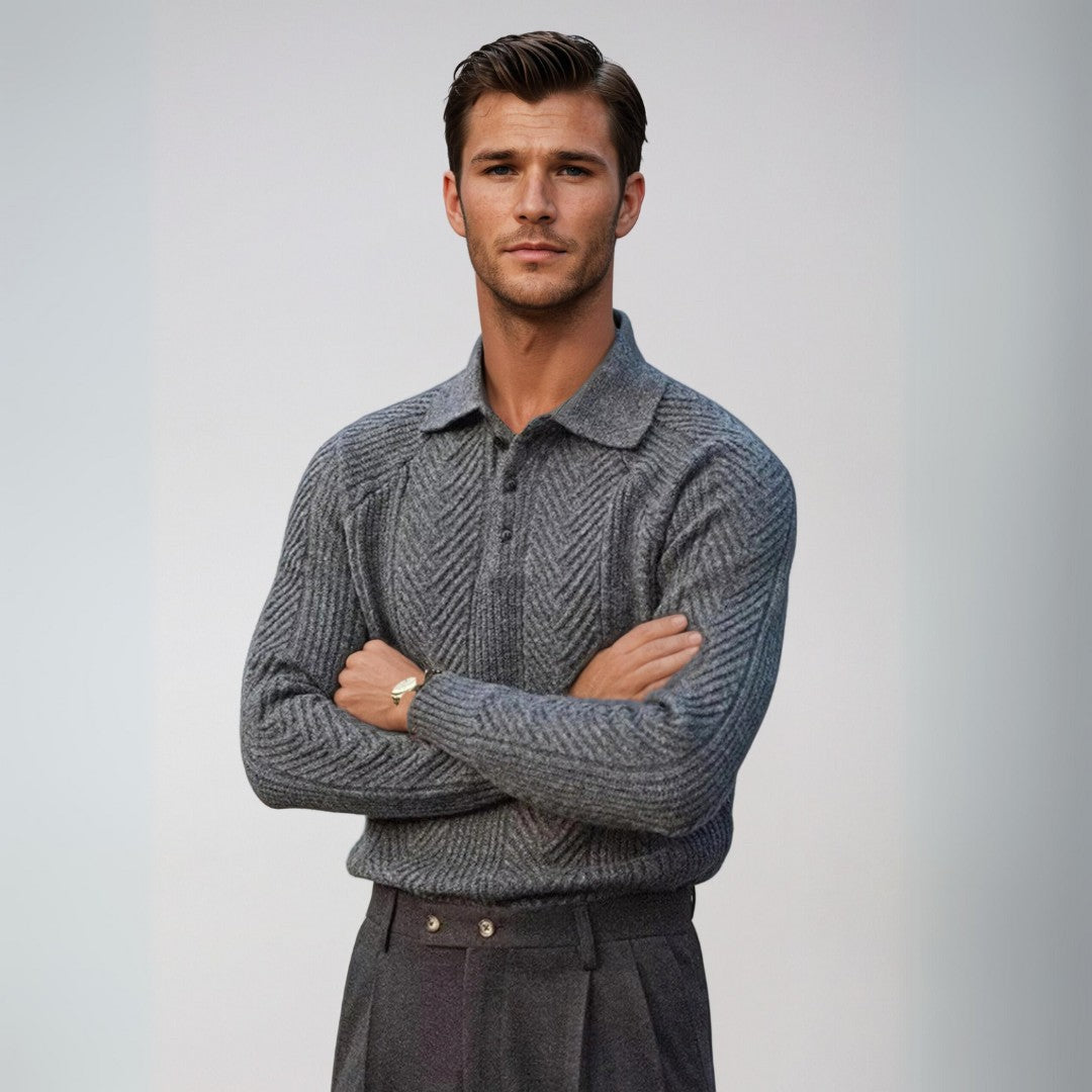 Arcésio® | Pull de luxe pour hommes avec col