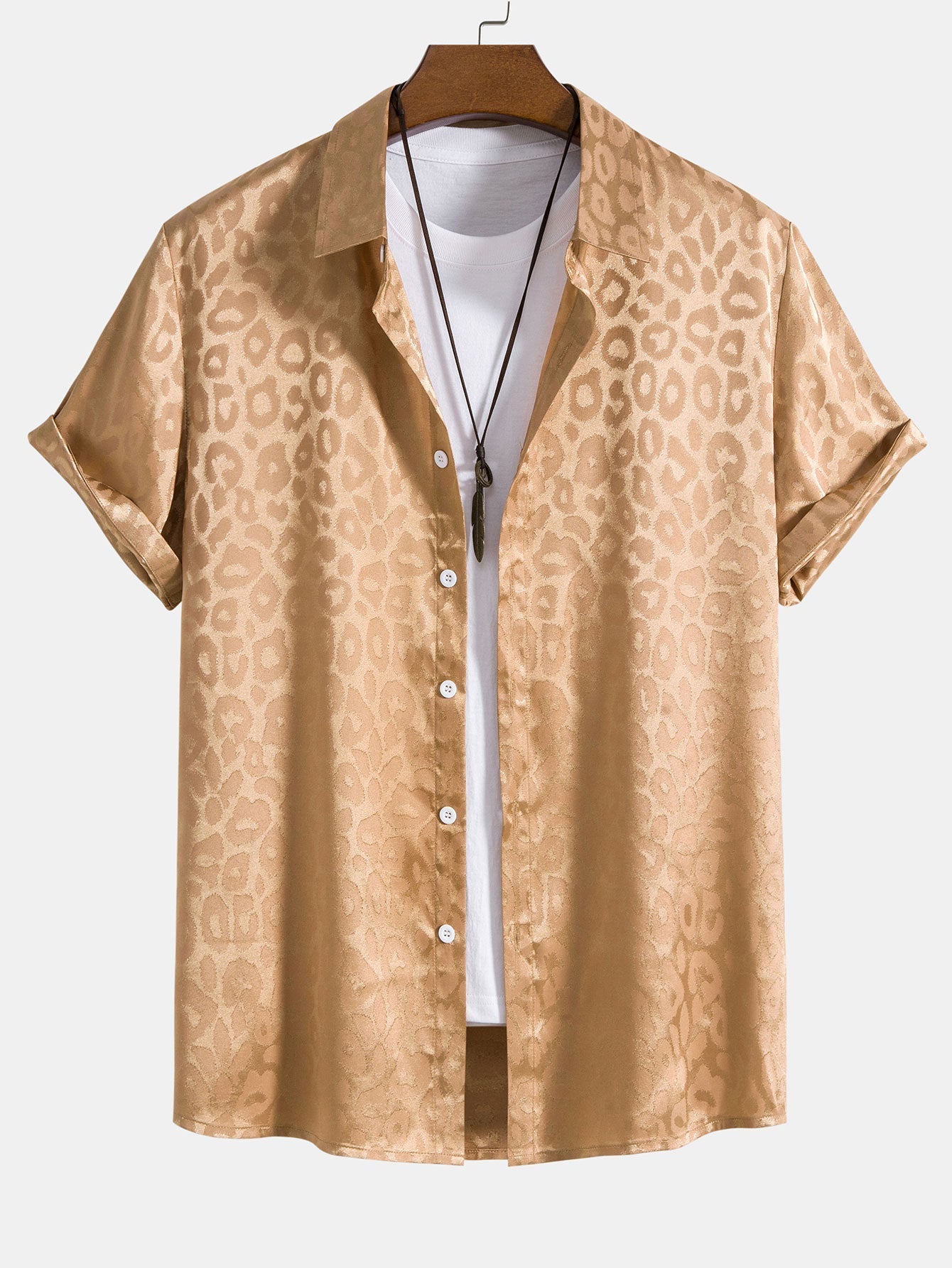 Aslak® | Chemise Léopard En Satin