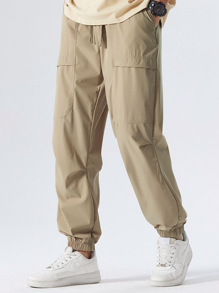 Barclay® | Pantalon cargo parachute à taille élastique