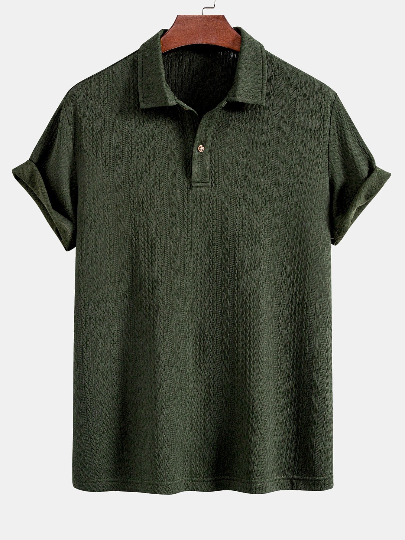 Gilbert® | Polo en tricot jacquard texturé