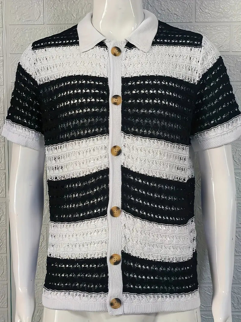 Gordon® | Chemise en tricot contrasté