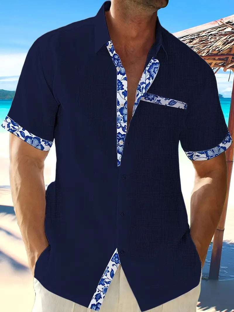 Graydon® | Chemise à bords fleuris
