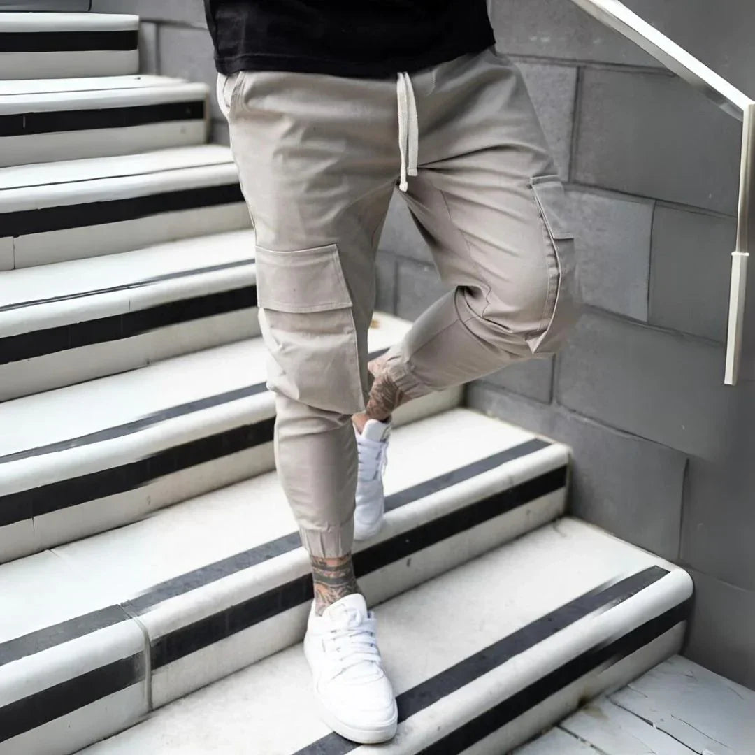 Zackery® | Pantalon cargo avec cordon de serrage à la taille