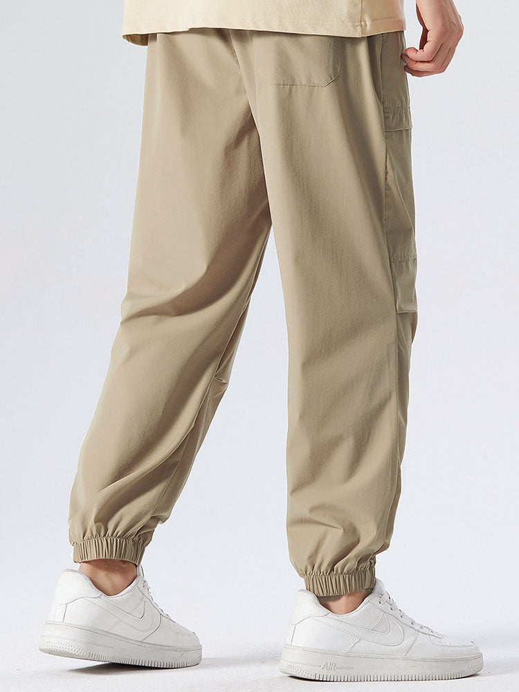 Barclay® | Pantalon cargo parachute à taille élastique