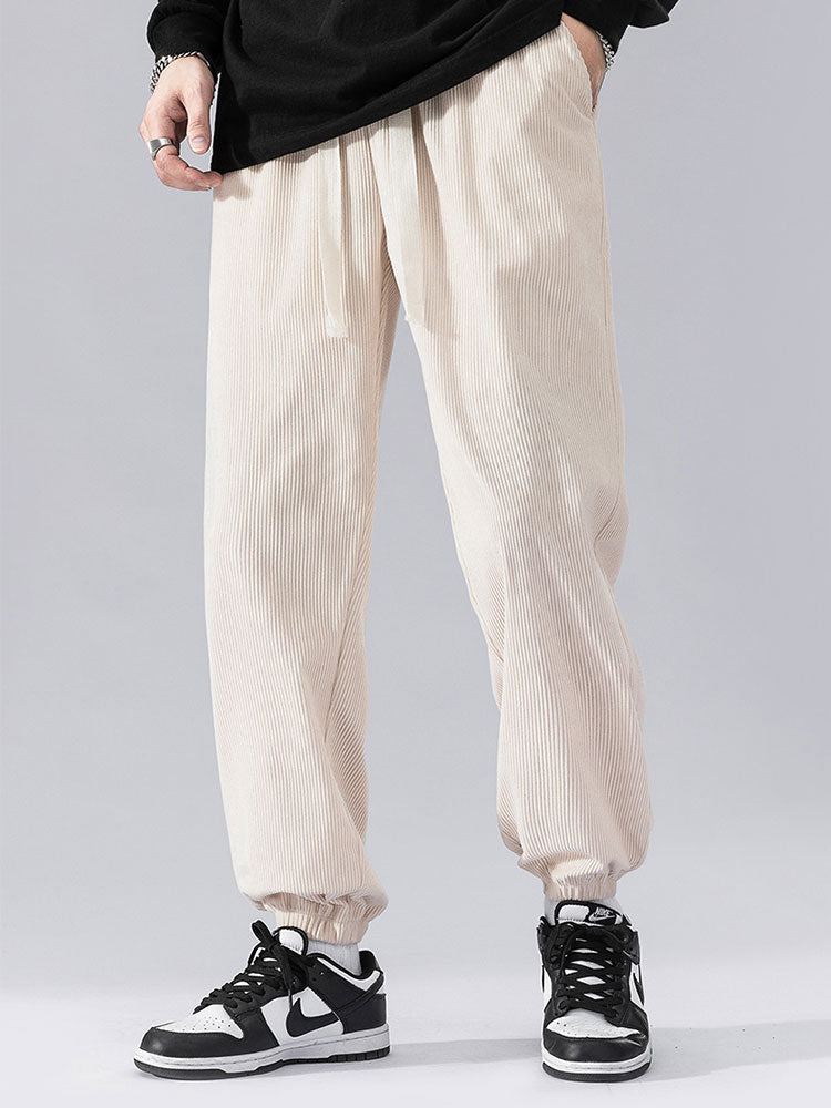 Bardrick® | Pantalon de jogging en velours côtelé avec cordon de serrage
