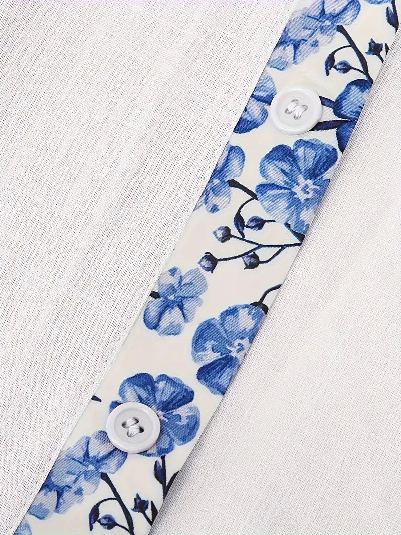 Graydon® | Chemise à bords fleuris