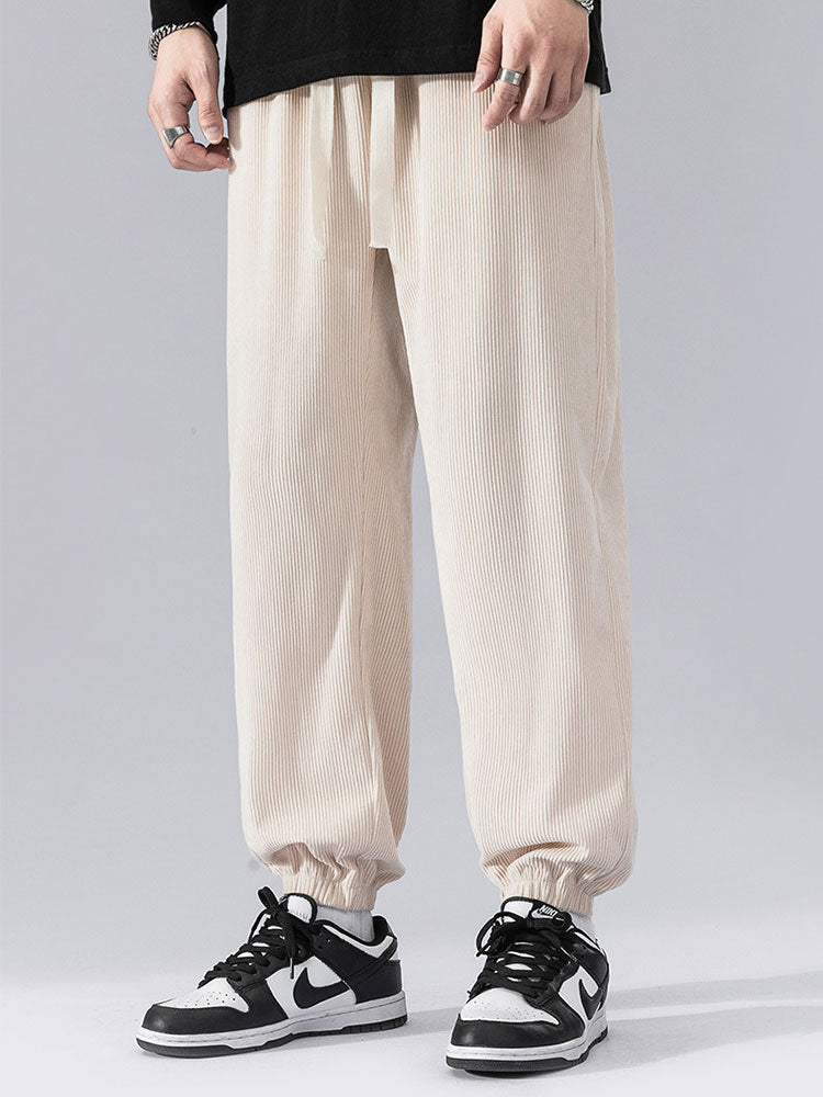 Bardrick® | Pantalon de jogging en velours côtelé avec cordon de serrage