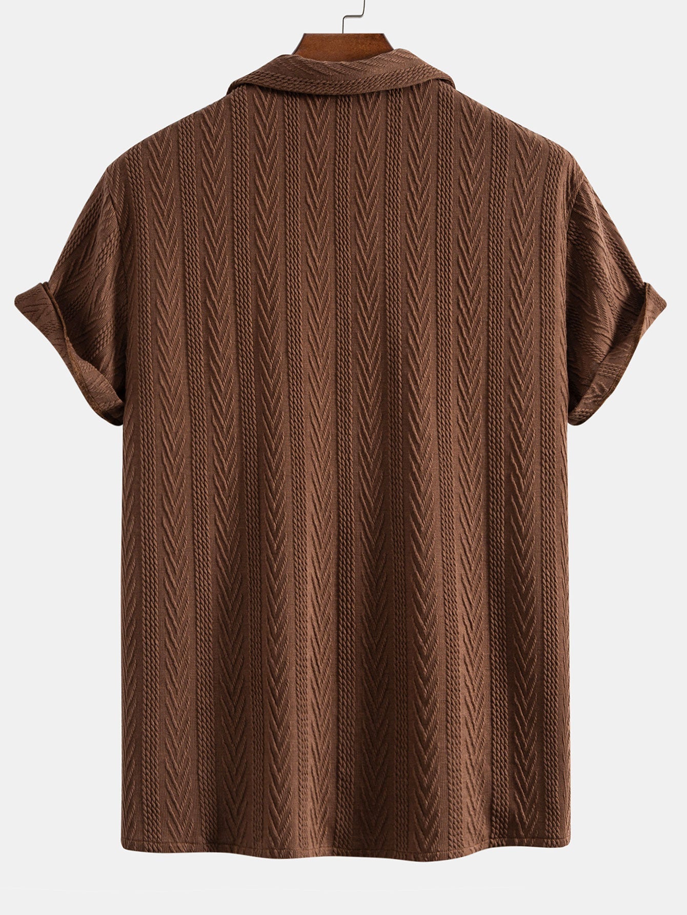 Ary® | Chemise cubaine en jacquard texturé