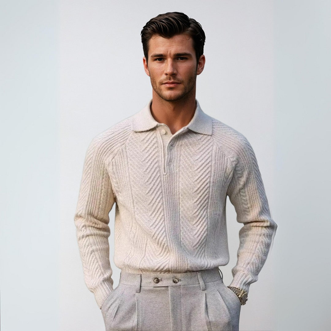 Arcésio® | Pull de luxe pour hommes avec col
