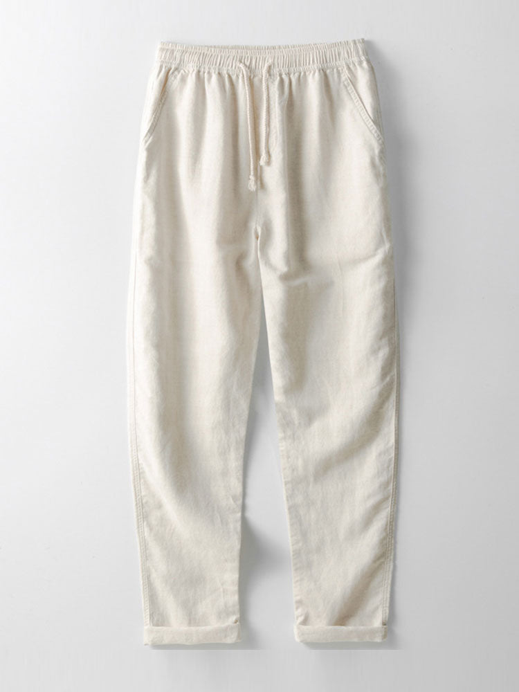 Aubrey® | Pantalon en lin à jambe droite