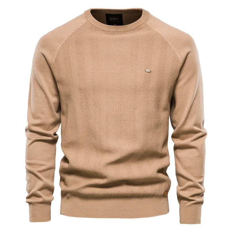 Edmundo® | Pull ras du cou de luxe