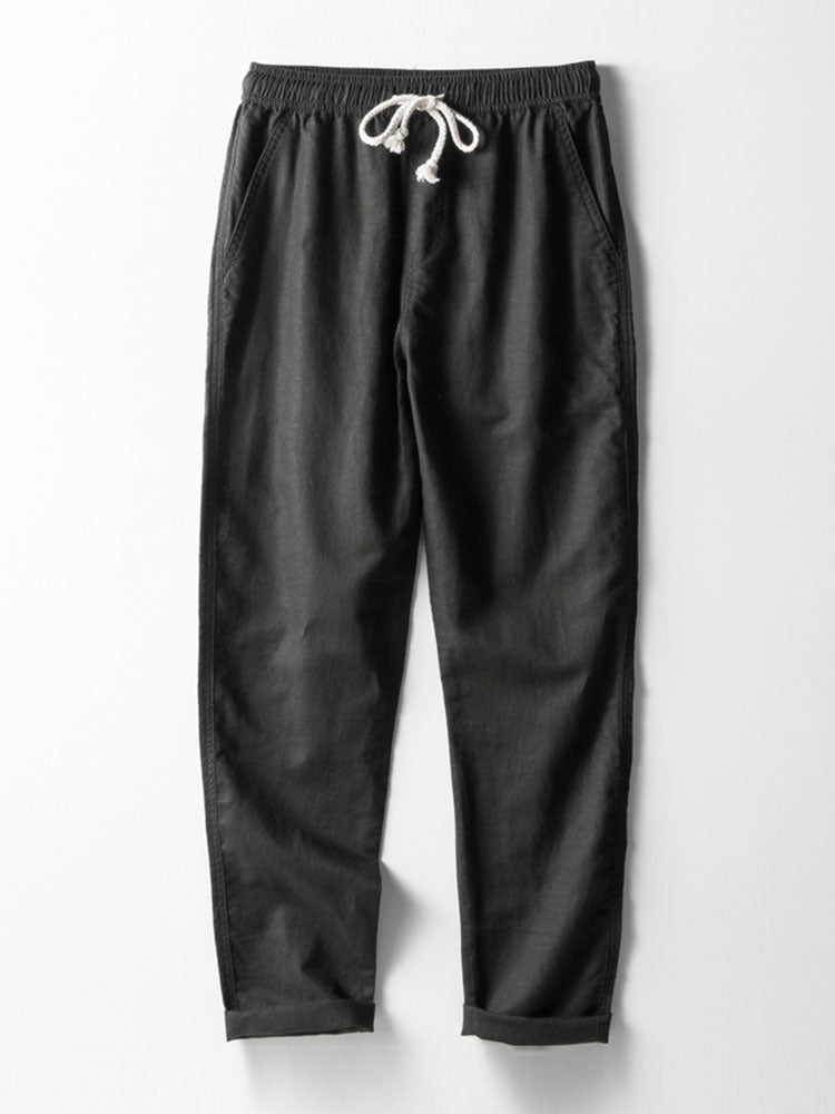 Aubrey® | Pantalon en lin à jambe droite