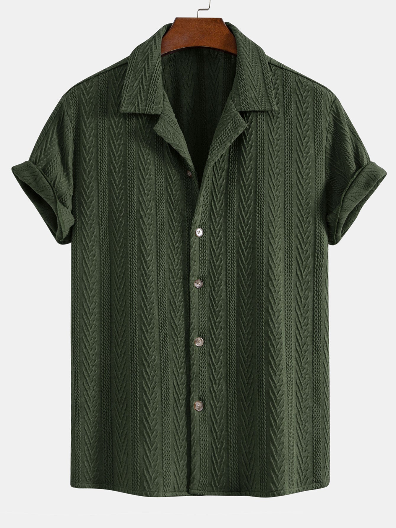 Ary® | Chemise cubaine en jacquard texturé