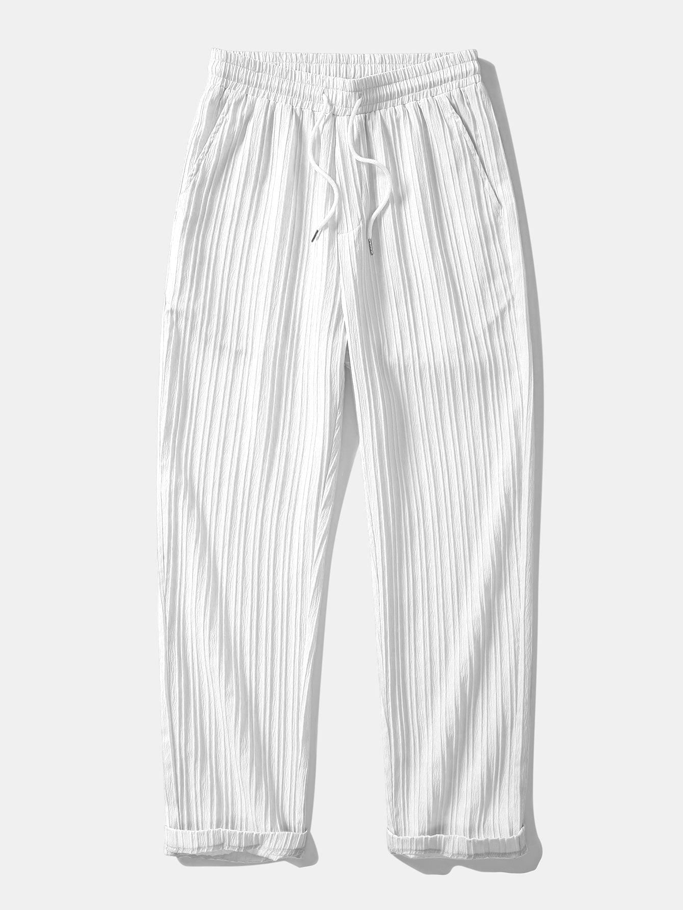 Ayoub® | Pantalon texturé à cordon