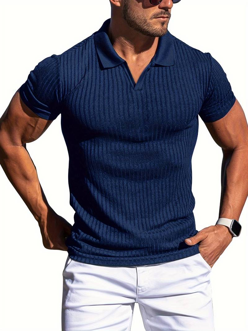 Hamish® | Polo coupe slim côtelé