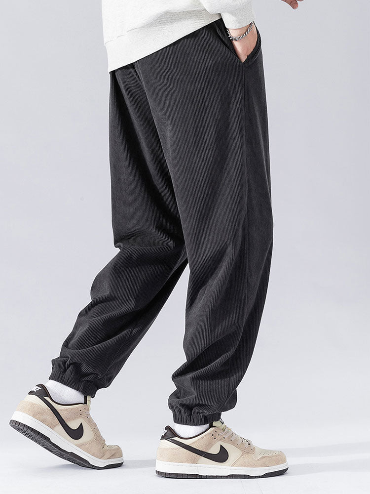 Bardrick® | Pantalon de jogging en velours côtelé avec cordon de serrage