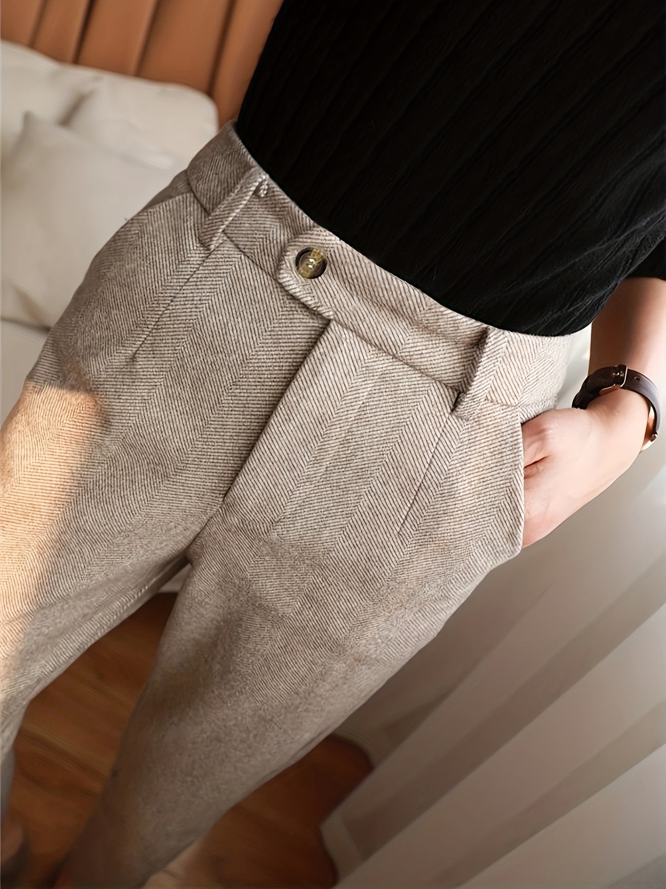 Jedediah® | Pantalon ajusté à chevrons