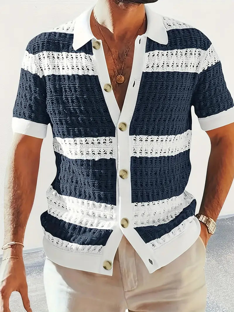 Gordon® | Chemise en tricot contrasté