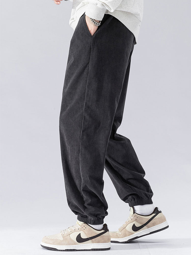 Bardrick® | Pantalon de jogging en velours côtelé avec cordon de serrage