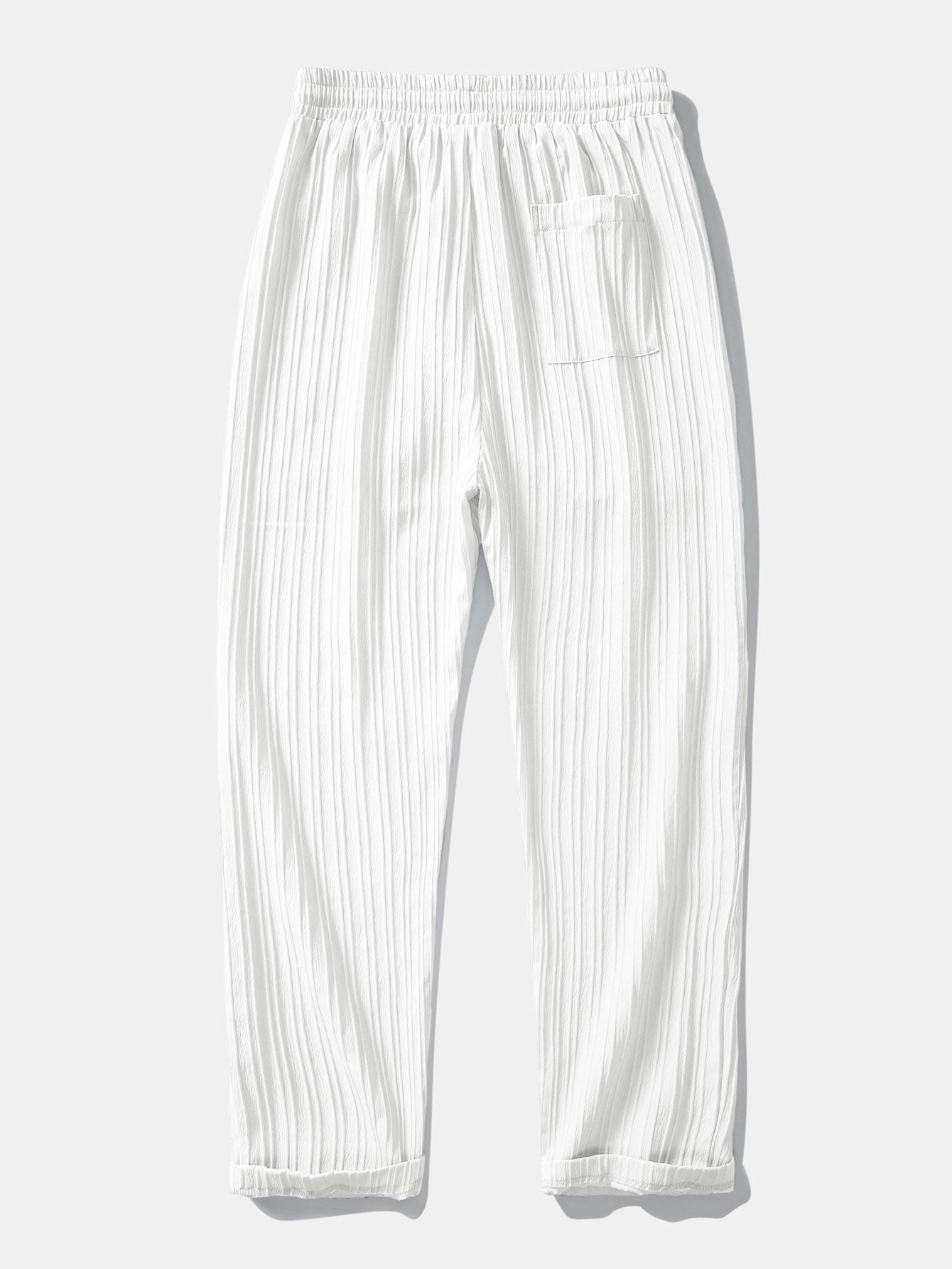 Ayoub® | Pantalon texturé à cordon