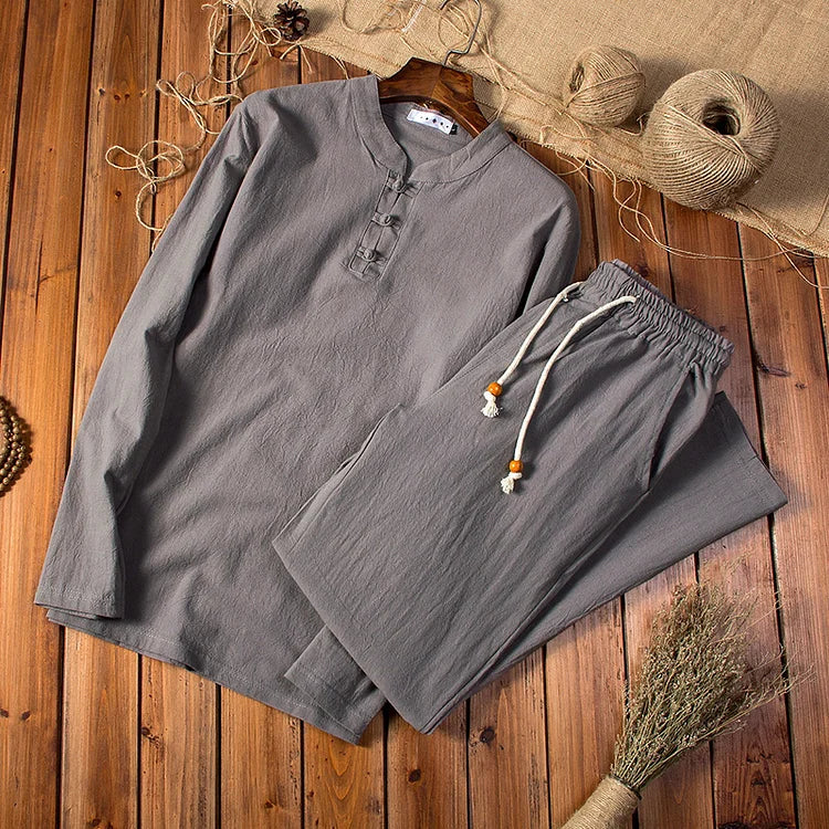 Gallagher® | Ensemble 2 pièces composé d'une chemise à manches longues et d'un pantalon à taille élastique