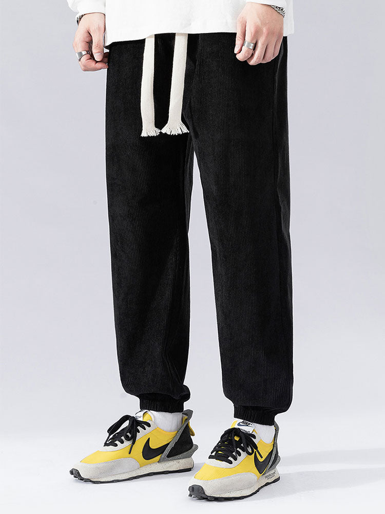 Bardrick® | Pantalon de jogging en velours côtelé avec cordon de serrage