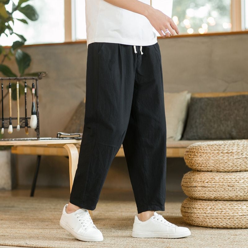 Behan® | Pantalon large en lin