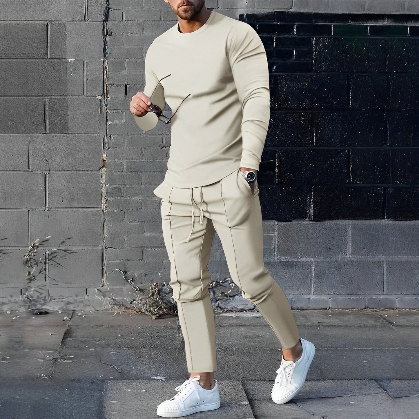 Adler® | Pull chaud tendance avec pantalon pour homme