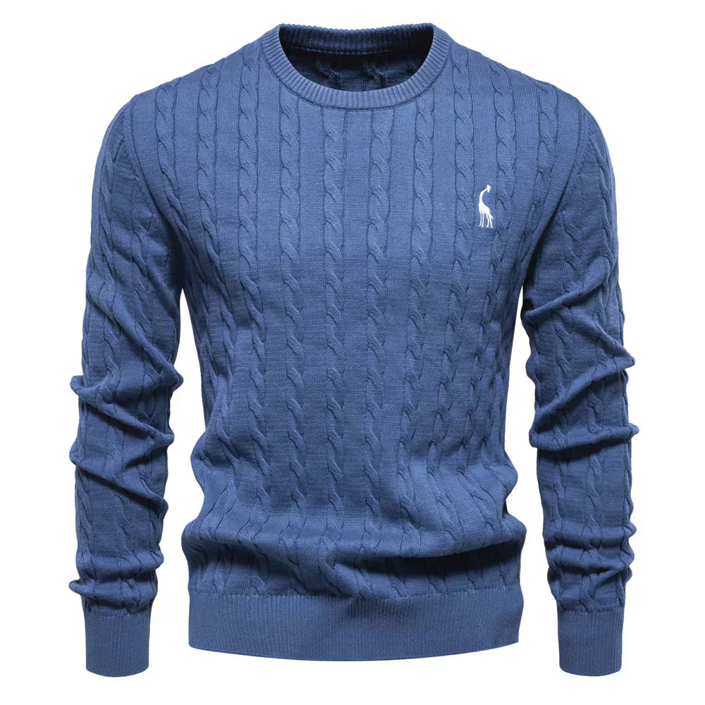 Doroteo® | Pull en maille avec broderie girafe