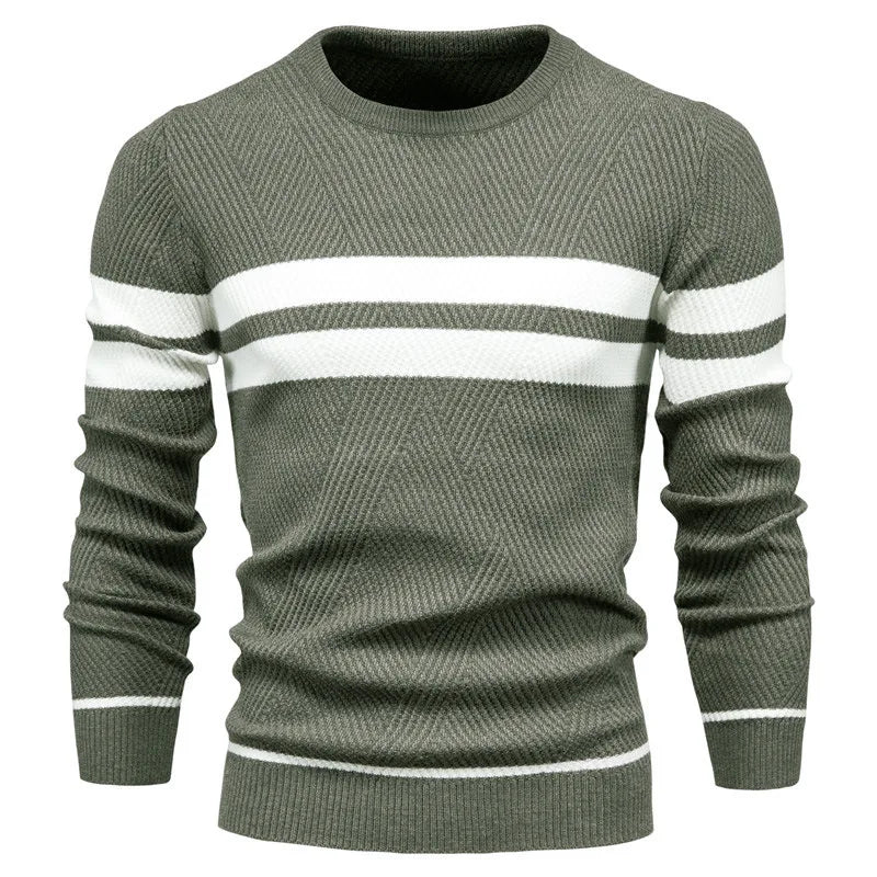 Elias® | Pull patchwork d'automne pour hommes