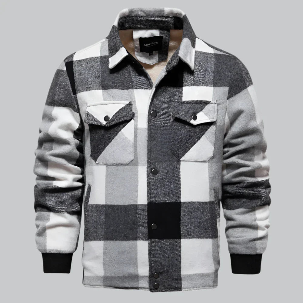 Liam® | Veste en flanelle pour hommes avec doublure en polaire