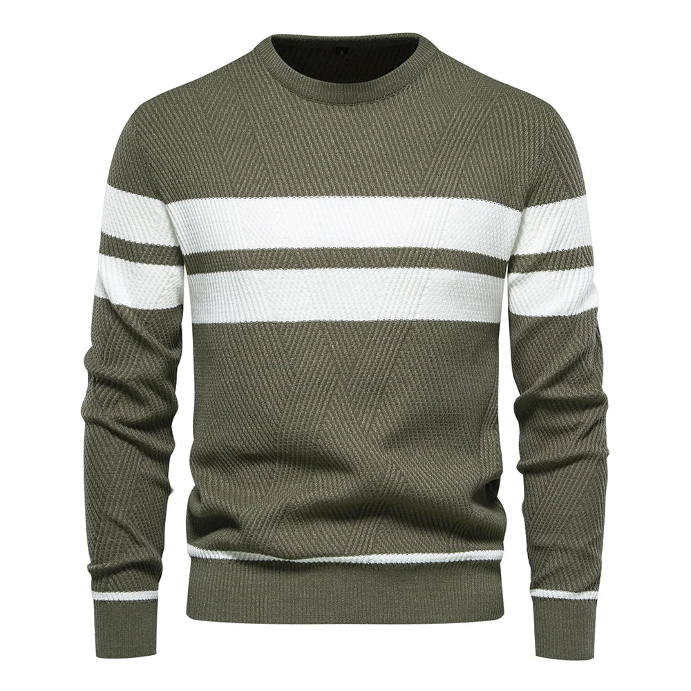 Elias® | Pull patchwork d'automne pour hommes