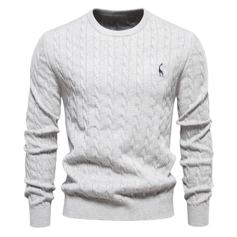 Doroteo® | Pull en maille avec broderie girafe