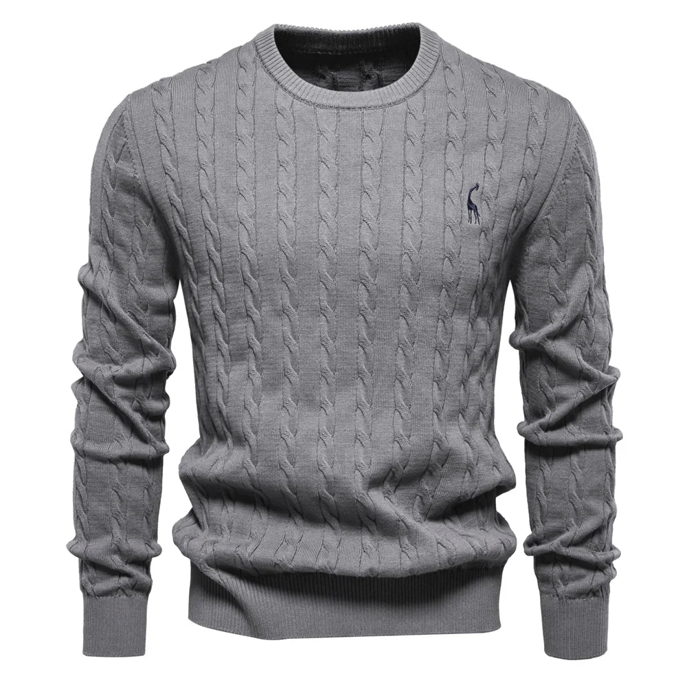 Doroteo® | Pull en maille avec broderie girafe