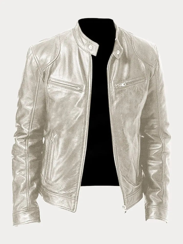 Brigido® | Veste en cuir décontractée