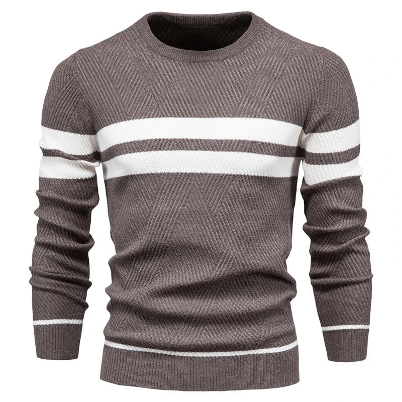 Elias® | Pull patchwork d'automne pour hommes