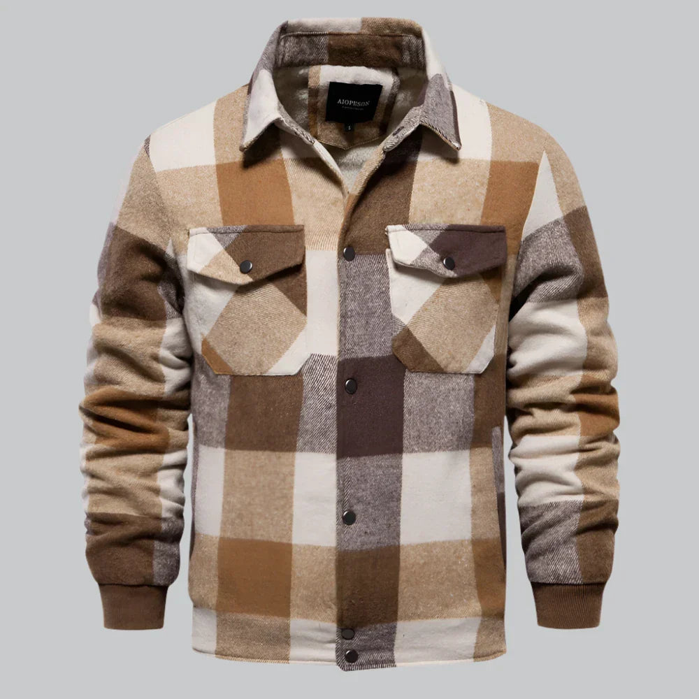 Liam® | Veste en flanelle pour hommes avec doublure en polaire