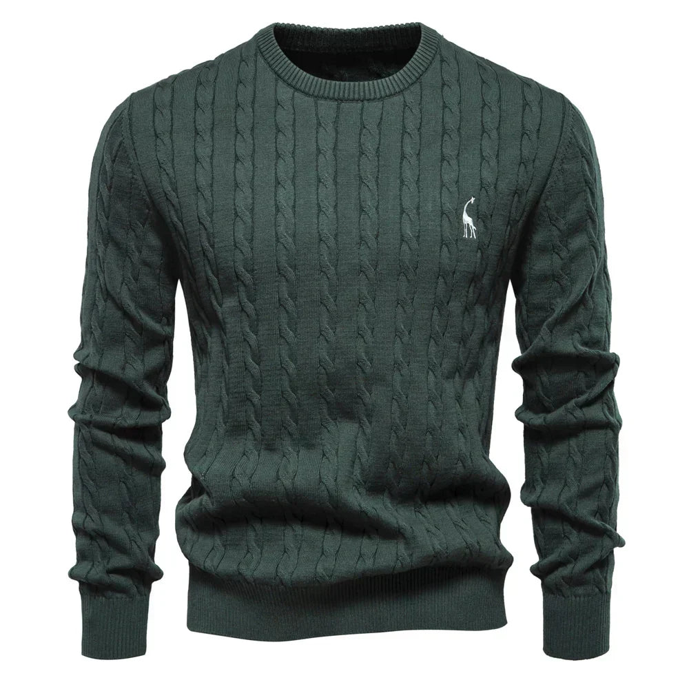 Doroteo® | Pull en maille avec broderie girafe